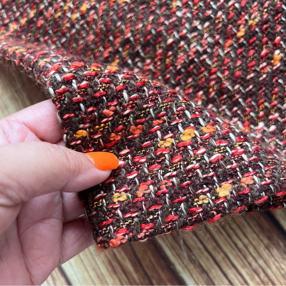 Kasper Women’s Tweed Pencil Skirt Turin Deep Choco Size 4 - Picture 2 of 11